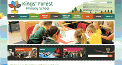 Desktop Screenshot of kingsforestschool.co.uk